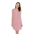 thumbnail image 1 of Robe Tunique Hawaïenne en Lin et Coton pour Femme Rose Corail S, 1 of 5