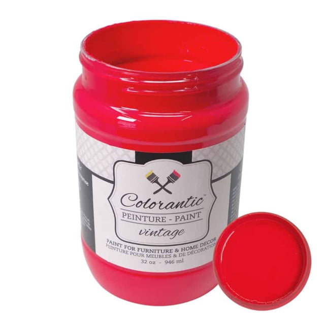 Colorantic | APPLE ORCHARD Chalk Paint Based for Furniture DIY - RED BARN - 32 oz