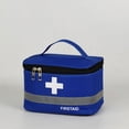 thumbnail image 4 of maskred First Aid Kit Bag Lightweight Waterproof Large Capacity Bags Oxford Cloth Medical Box Camping Kitchen Blue Medium 1Set, 4 of 6