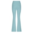 thumbnail image 4 of Timegard Workout Legging for Women High Waist Slim Fitting Bell Bottom Basic Yoga Trousers Solid Color, 4 of 4