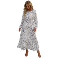 thumbnail image 1 of Ketyyh-chn99 Robes Midi pour Femmes Robe Mini Robe de Fête Robe de Plage Robe d'Automne Décontractée Ample Robe Mini Blanc,TG, 1 of 5