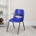 thumbnail image 2 of Bowery Hill Contemporary Metal/Plastic Ergonomic Shell Chair in Blue, 2 of 6