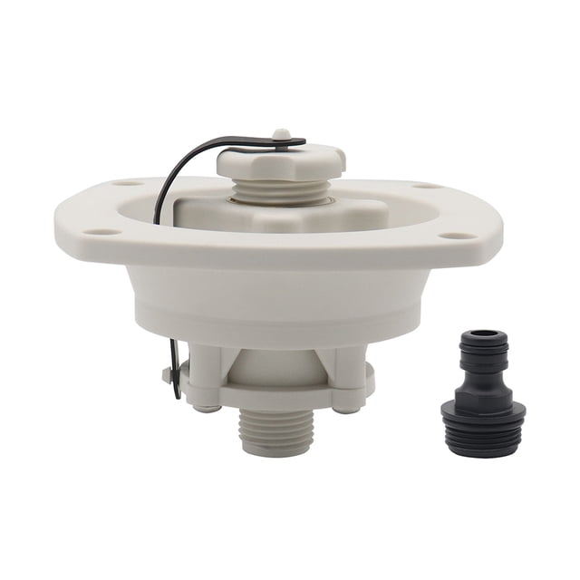 tredstone Lot de 2/lot Entrée d'Eau avec Régulateur de Pression et Connecteur Rapide Remplissage Entrée VR Campeur Blanc