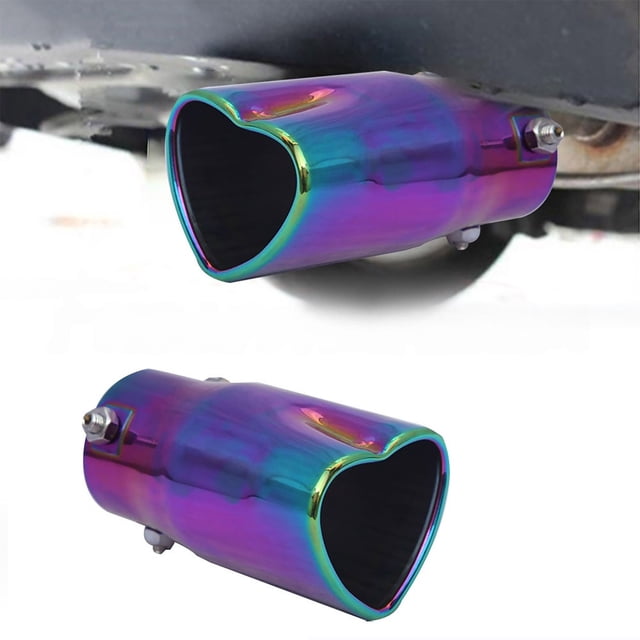 EGNMCR Closet Organizers and Storage, Organization and Storage, Storage Bins, Storage Containers Love Exhaust Pipe Muffler Love Tailpipe Car Modification Exhaust Pipe Heart shaped tail throat