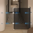 thumbnail image 4 of Sentmoon Cages pour Chiens Cage pour Chats Enclos pour Chats Clôture pour Animaux Usage Domestique Sans Perçage Anti-Porte pour Animaux Clôture Filet d'Isolation Escalier Entrée Clôture de Protection pour Chiens et Chats, 4 of 6