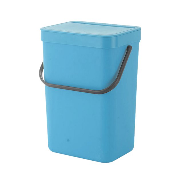 Youkk Sturdy And Durable Wall Mounted Trash Cans For Clean Household Environment blue 12L