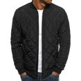 thumbnail image 1 of Men's Lightweight Puffer Jacket Winter Packable Classic Collar Short Down Coat, 1 of 2