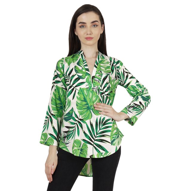 Inkmeso Stylish Printed Full Sleeves Casual Top For Women Comfy Basic Summer Tee Top