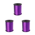 thumbnail image 2 of Youkk Plastic Ribbon Sparkling And multifunctional For Wedding And Party Decorations Sturdy Golden Curled Ribbon Purple ribbon 3Set, 2 of 6