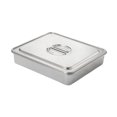 thumbnail image 2 of Rongfmy Cake Pan with Cover Rectangular Stainless Steel Nonstick with Lid DIY Baking Pan 34cmx29cm, 2 of 9