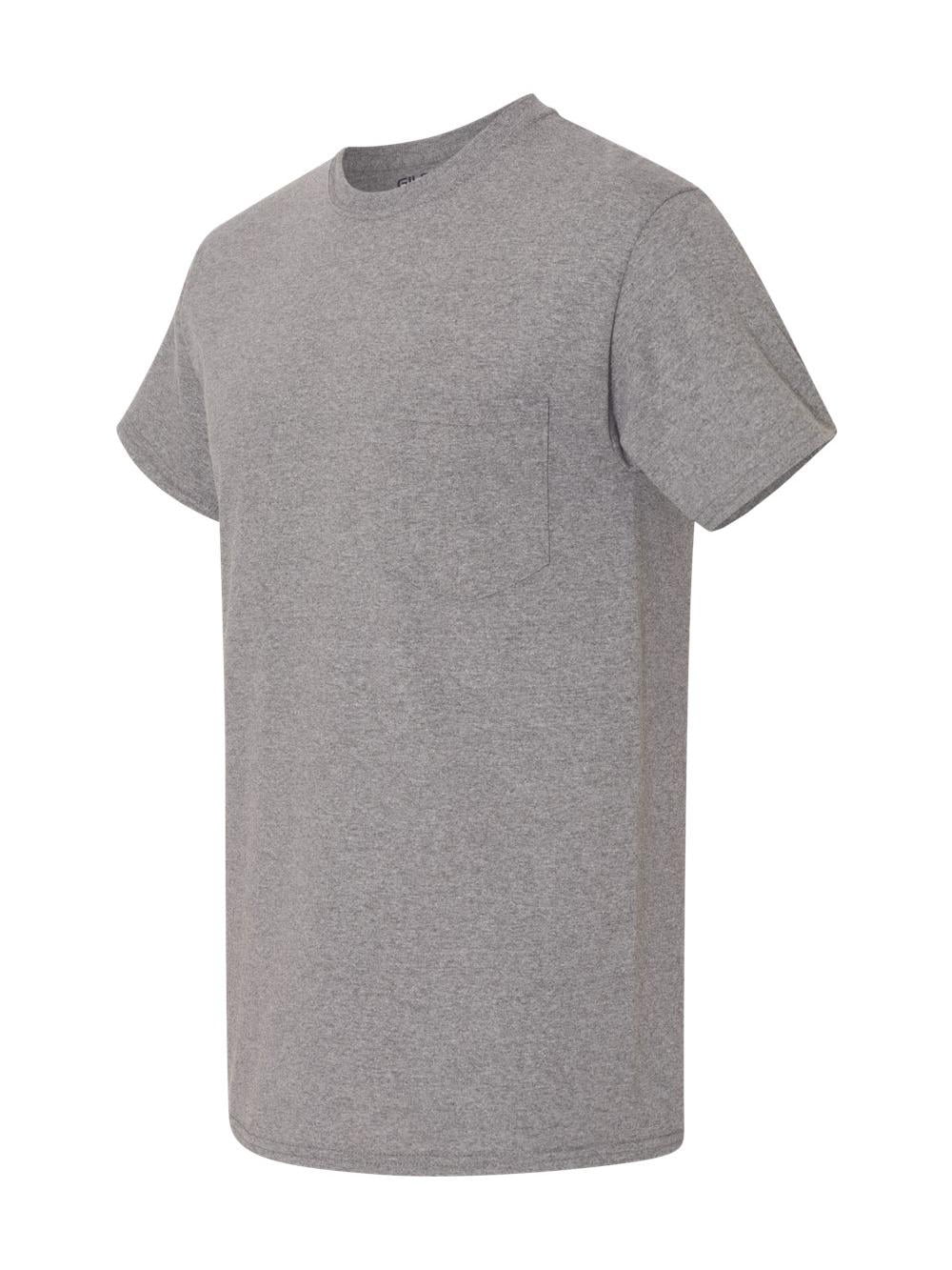 Gildan - Heavy Cotton Pocket T-Shirt - 5300 - Graphite Heather - Size: L
