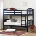 thumbnail image 1 of South Shore, Summer Breeze collection, Solid Wood Twin Bunk Beds Bleu marin, 1 of 9