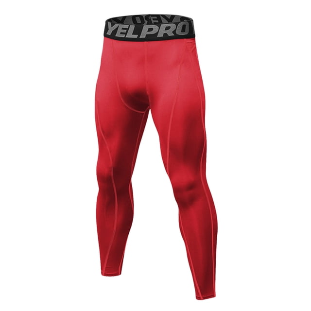 Mens Four Seasons Simple Exercise Tight Fitness Running Stretch Basketball Base Training Compression Pants Fitness Pants Pants