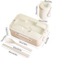 thumbnail image 2 of EGNMCR Portable Lunch Box With Lid And Cup Lunch Box Lunch Box Food Storage Container With Lid Leakproof Food Preparation Container For Storage Home Office lunch boxes, 2 of 7