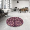 thumbnail image 4 of Ahgly Company Tapis Rectangulaire Lavable en Machine Intérieur Transitionnel Rouge Indien, 8 Pieds x 12 Pieds, 4 of 7