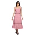 thumbnail image 4 of Moomaya Robe Longue Maxi Unie pour Femmes à Bretelles Réglables Vêtements d'Été, 4 of 6