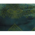 thumbnail image 4 of oneOone Georgette Viscose Fabric Leaves & Floral Block Print Sewing Fabric BTY 42 Inch Wide, 4 of 4