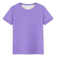 thumbnail image 4 of Timegard T-Shirts d'Été pour Femmes à Col Rond, Manches Courtes, Confortables, Basiques, Décontractés, Amples, Blouses, 4 of 5