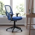 thumbnail image 4 of Salerno Series High Back Green Mesh Office Chair with Arms, 4 of 7