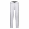 thumbnail image 1 of Yuyuzo Mens Plus Size Business Pants Staight Leg Formal Work Suit Pants Solid Color Mid Waist Trousers, 1 of 3