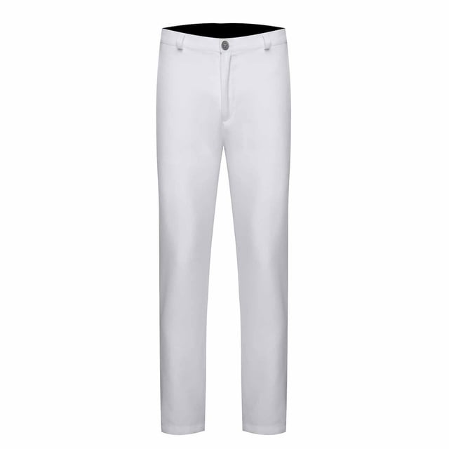 Yuyuzo Mens Plus Size Business Pants Staight Leg Formal Work Suit Pants Solid Color Mid Waist Trousers