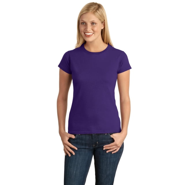 Gildan T-Shirt Ajusté Junior à Manches Courtes 100 pour Cent Coton 64000L