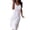 K-White-a, variant on 2025 Women's Summer Dress Patchwork Cute Summer Dress Chiffon Round Neck Short High Neck Dress for Women Sleeved