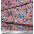thumbnail image 3 of Soimoi Rayon Fabric Tiles Moroccan Print Sewing Fabric Yard 56 Inch Wide, 3 of 3