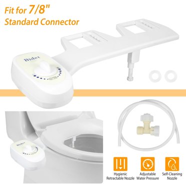 Vaporisateur d'Eau Fraîche pour Bidet, Accessoire de Bidet Mécanique Non Électrique pour Siège de Toilette, Pression d'Eau Réglable