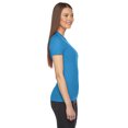 thumbnail image 3 of Women’s Fine Jersey Tee, 2XL, Teal, 3 of 3