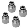 thumbnail image 1 of Miulika 4x Car Automotive Fuel Adapters For RDX s- Sliver, Black, Blue,Red Available , Sliver, 1 of 9