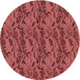 thumbnail image 1 of Ahgly Company Tapis Rond Lavable en Machine Intérieur Transitionnel Rouge Canneberge, 8 Pieds Rond, 1 of 7