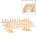 thumbnail image 4 of lionlar Multi Layer Rings Jewelry Display Stands Wood Fingers Showcase for Shows Jewelry 3 Layer 36 Fingers, 4 of 9