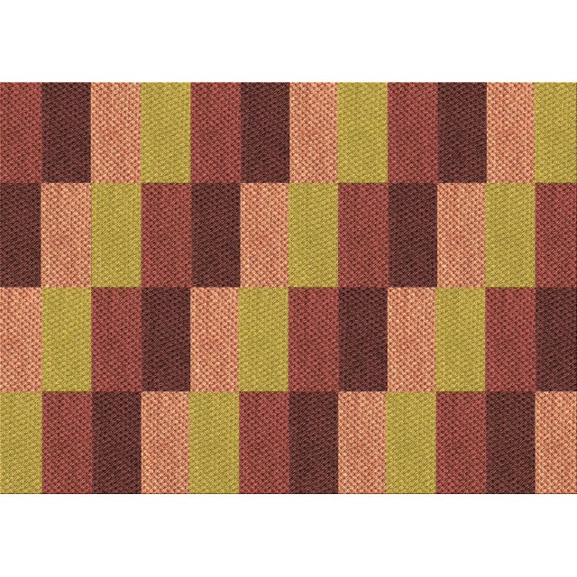 Ahgly Company Machine Washable Indoor Rectangle Transitional Orange Area Rugs, 8' x 12'