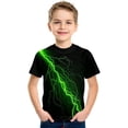 thumbnail image 2 of PMVFHDE T-Shirt Camouflage à Manches Courtes pour Garçons et Filles avec Imprimé Graphique, Col Rond Haut Décontracté pour Enfants Design Unisexe Séchage Rapide Vert, 5-6 Ans, 2 of 3