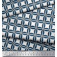 thumbnail image 2 of Soimoi Cotton Poplin Fabric Semi Circle & Square Geometric Print Fabric by the Yard 42 Inch Wide, 2 of 3