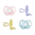 thumbnail image 1 of Tommee Tippee Ultra-Light Silicone Pacifier, Symmetrical One-Piece Design, BPA-Free Silicone Binkies, 6-18m, 4 Count, 1 of 6