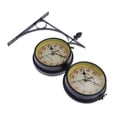 thumbnail image 4 of Outdoor Garden Wall Clock Double Sided Bracket Clock 21.8cm Dia. Black, 4 of 8
