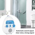 thumbnail image 4 of AMERTEER Adjustable Portable Waterproof Mini Shower Radio Shower AM FM Button Speaker Bathroom Speakers Radio, 4 of 8