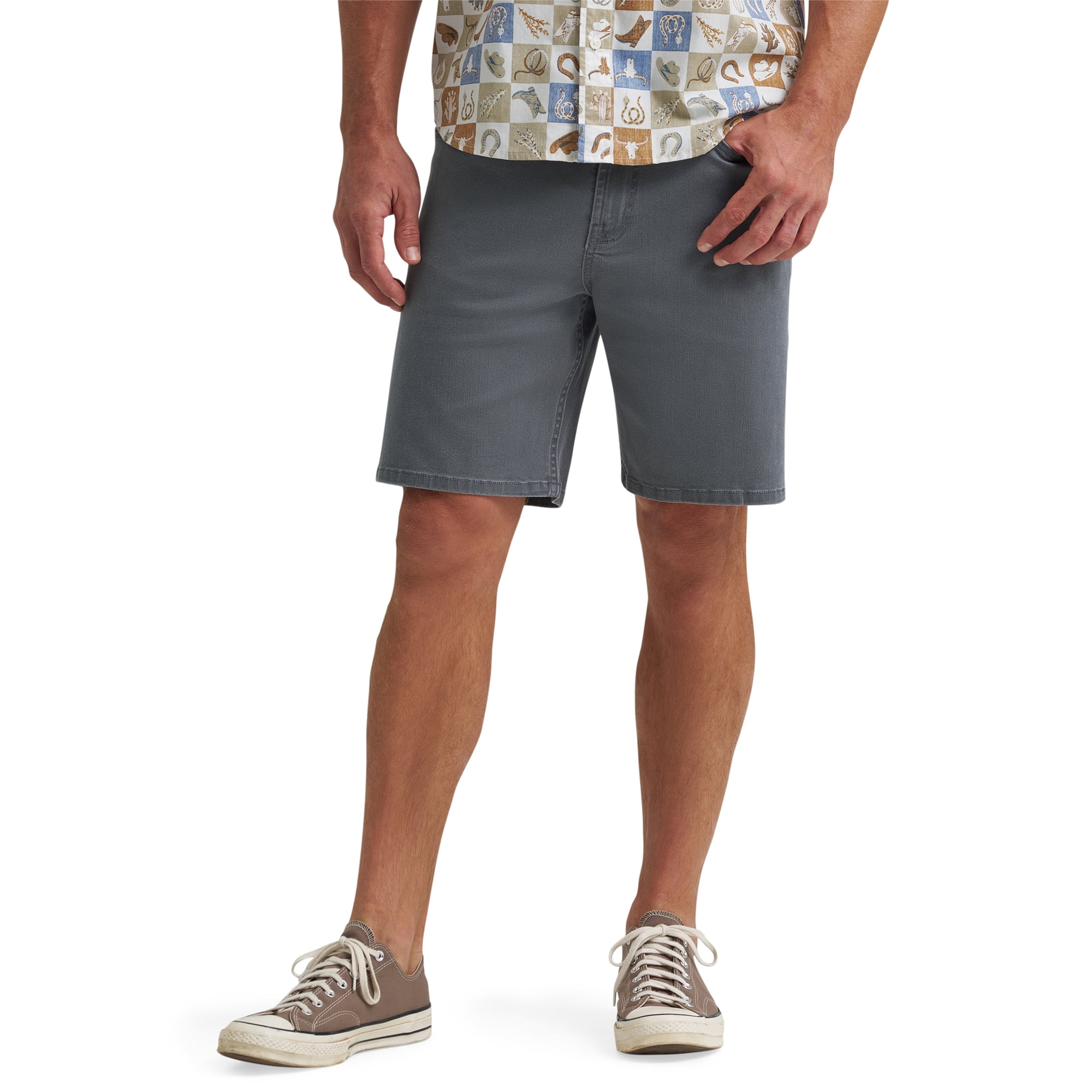 Short en denim extensible à cinq poches pour homme, coupe régulière Wrangler®