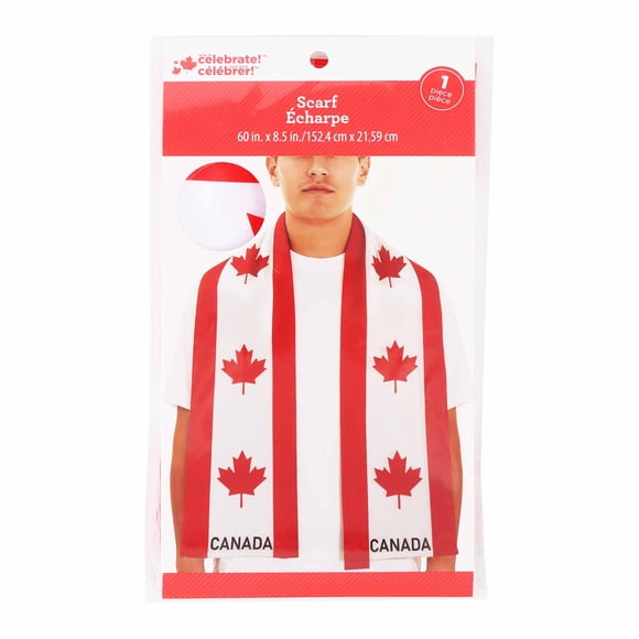 Way to Celebrate! Scarf for Canada Day Party