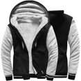 thumbnail image 2 of Qertyioot Hauts pour Hommes Mode Veste Décontractée Extérieur Manches Longues Manteau Chaud, 2 of 6