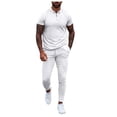 thumbnail image 1 of TIMIFIS Fashion Men's Tracksuits 2 Piece Casual Athletic Jogging Outfits Short/Long Sleeve Track Suits for Men Set - Fall, 1 of 5