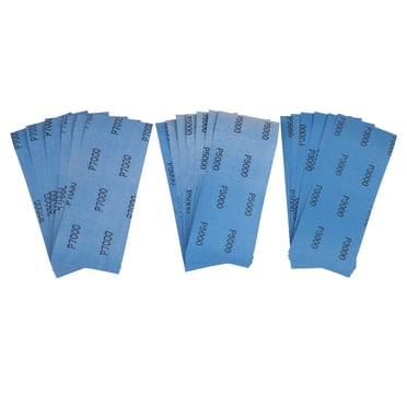 Papier de Polissage Humide et Sec 3000 5000 7000 Assortiment de Papiers de Polissage à Haute Gravure Humide et Secs Papier de Ponçage pour Cloison Sèche 9 X 3,6 Pouces pour Peinture de Voiture Carrosserie Auto Polissage Automobile