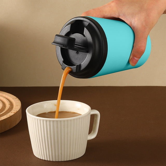 Clearance! Gspmoly 380ml Stainless Steel Vacuum Insulated Mug - Coffee Travel Mug with Lid Spill Proof - Insulated Mug Keeps Insulated / Iced Coffee, Tea and Beer