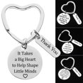 thumbnail image 1 of 3Pcs Teacher Appreciation Gift Keychain Set for Teachers Thank You Birthday Christmas Gifts, 1 of 2