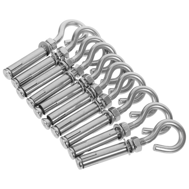 Miangastore 10 Pcs Boulons Muraux d'Expansion en Métal pour Applications Robustes