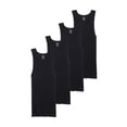 thumbnail image 1 of Jockey Men's 100% Cotton A-Shirt Tank - 4 Pack, 1 of 5