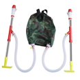 thumbnail image 3 of S SERENABLE Fertilizer Spreader Knapsack Type Adjustable Professional Fertilization Tool Double Metal Tube, 3 of 9