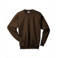 thumbnail image 1 of Hanes F260 Chandail à Col Rond en Coton Ultime pour Adulte Taille Très Grand, Brun Chocolat Foncé, 1 of 1